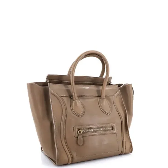 Celine Luggage Bag Smooth Leather Mini #188908C98B - Picture 2 of 8